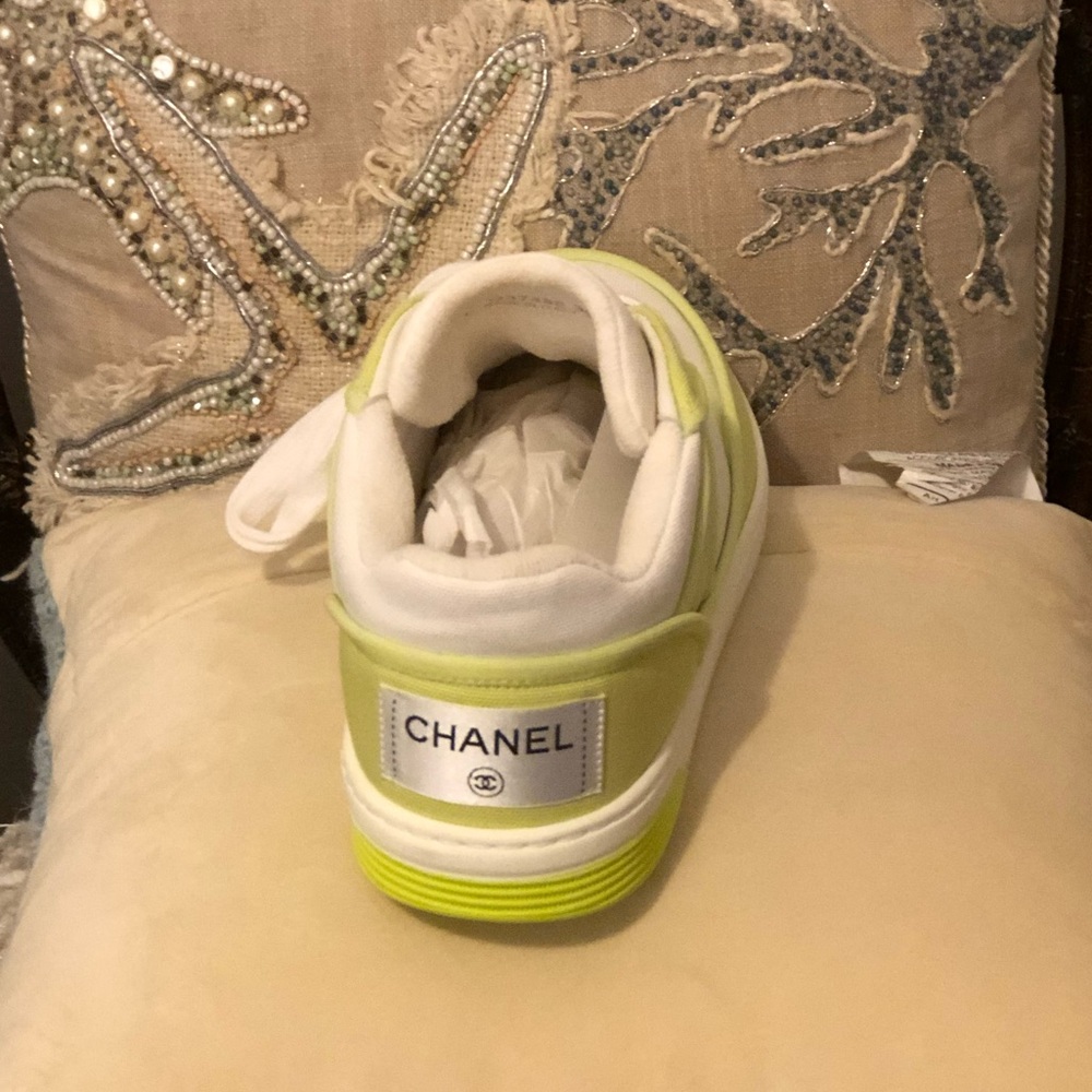 Chanel Sneakers in Yellow and White